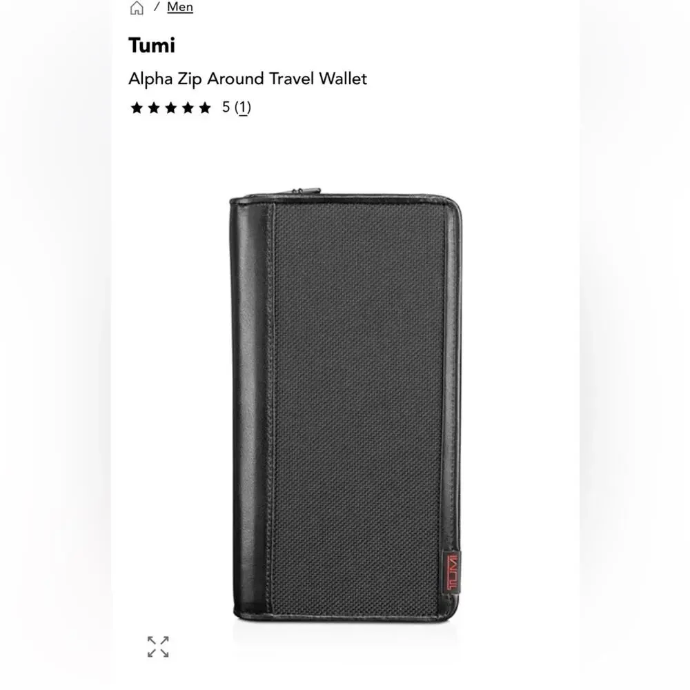 Tumi Alpha ziparound wallet